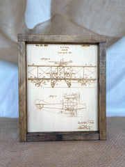 Airplane Engraving