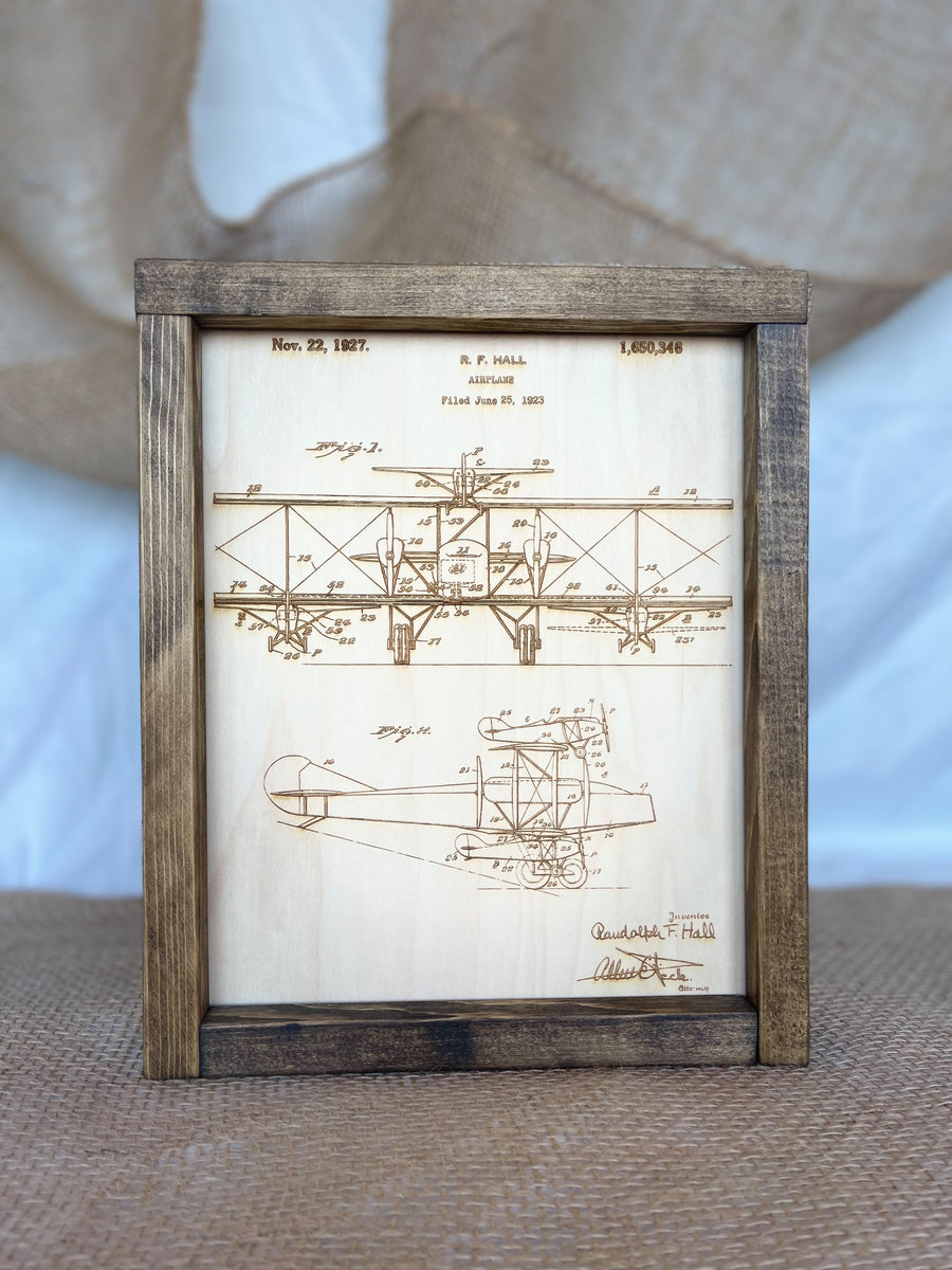 Airplane Engraving