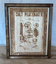 Vintage Colt 45 Patent Engraving